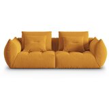 Micadoni Rumena sedežna garnitura iz tkanine bouclé 232 cm Bloom – Home | Shoptok.si