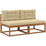  Srednja sofa za van s jastukom 2 Komad Prirodna | shoptok.hr