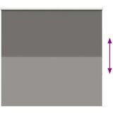 vidaXL Rolo zavjesa Blackout siva 155x130 cm Širina tkanine 151,6 cm | shoptok.hr