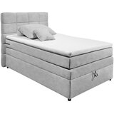 MID.YOU POSTELJA BOXSPRING 120 cm x 200 cm , srebrne barve | Shoptok.si