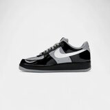 Nike Modne superge Air Force 1 Low Syna Central Cee Black White Smoke Grey Črna Cene