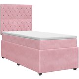  Boxspring krevet s madracem Ružičasta 90 x 200 cm Baršun | shoptok.hr