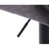 Unique Furniture Temno siv barski stol z nastavljivo višino Nolan – | Shoptok.si