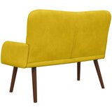 SOFA za dvije osobe Žuta 115 x 61 x 87 cm Baršun | shoptok.hr