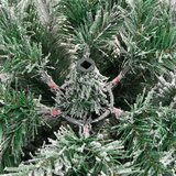  Umetna novoletna jelka s snegom 210 cm, (20887449) | Shoptok.si