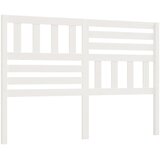  Uzglavlje za krevet bijelo 126 x 4 x 100 cm od masivne borovine | shoptok.hr