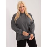 BASIC Feel Good Sweatshirt-RV-BL-6299.11-dark gray | Shoptok.si