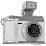 INF Mini Retro Kamera z Bliskavico: 1080P HD Video, Vintage Stil, Prenosni Snemalnik White, (5000098851) | Shoptok.si