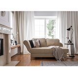 Miuform Smeđe-siva ležaljka od samta (s lijevim kutom) Chic Charlotte – | shoptok.hr