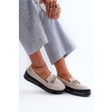 S. BARSKI Women's Leather Platform Loafers with Chain Detail S.Barski | shoptok.hr