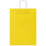  Papirnate vrečke 50 kosov z ročaji rumena 32x17x44 cm, (5000160836) | Shoptok.si