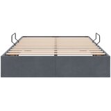 Otomanski krevet s pohranom Tamnosiva 120 x 190 cm Baršun | shoptok.hr