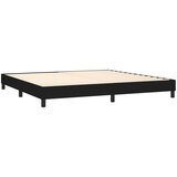  Box spring postelja z vzmetnico črn 200x200 cm blago, (20723837) | Shoptok.si