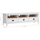 vidaXL tv ormarić hill range bijeli 158 x 40 x 47 cm masivna borovina | shoptok.hr