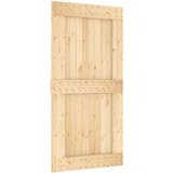  Vrata NARVIK Prirodna 100 x 210 cm Čvrsta borovina - Prirodna 100 x 210 cm Gladak dizajn | shoptok.hr
