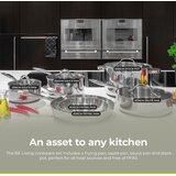 BE Living Lončić s drškom i poklopcem Stainless Steel 20 cm nehrđajući čelik | shoptok.hr