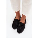 Boto Women's Flat Loafers with Laces Black Zalina | shoptok.hr