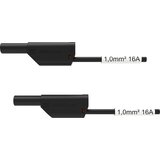 Schützinger VSFK 8500 / SIL1 / 100 / SW varnostni merilni kabel 4 mm moški konektor 4 mm moški konektor 100.00 cm črna 1 kos, (20423122) | Shoptok.si