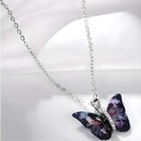 IZMAEL Ogrlica Leptir ES-38832 - Srebrna / Tip2 | shoptok.hr