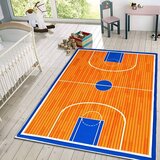 dečiji tepih sa gumenom podlogom 120x180cm - košarkaški teren, TG-210 | ePonuda.com