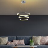 Opviq lights LED viseća svjetiljka u srebrnoj boji ø 50 cm Simit – | shoptok.hr