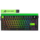 Attack Shark gaming tastatura R85HE magnetic Switches/8KHz/RT/Snap tap/dks/mt/tgl/fluorescent green Cene