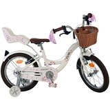 Volare Blossom dječji bicikl za djevojčice - 16" - bijeli - dvije ručne kočnice | shoptok.hr