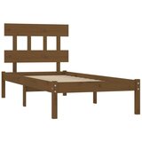  Za krevet od masivnog drva smeđa boja meda 100 x 200 cm | shoptok.hr