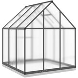  Staklenik s okvirom antracit 169 x 169 x 202 cm aluminijski | shoptok.hr