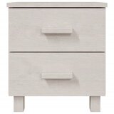  Noćni ormarići HAMAR 2 kom bijeli 40 x 35 x 44,5 cm od borovine | Eponuda.com