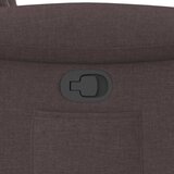  Naslonjač od tkanine tamnosmeđi | shoptok.hr