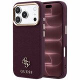 SAS CG MOBILE Maska Guess Saffiano Small 4G & Classic Logo MagSafe za iPhone 17 Pro Max/ 17 Pro Max burgundy Cene