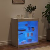  Komoda s LED svjetlima bijela 60,5 x 37 x 67 cm | Eponuda.ba