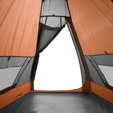 Šator tipi za kampiranje za 7 osoba narančasti vodootporni | shoptok.hr