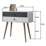 Hanah home komoda s ladicama, bijela Slike