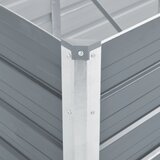  Vrtna sadilica od pocinčanog čelika 100 x 40 x 77 cm siva | shoptok.hr