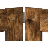  Vrata za pse z stojali 2 pcs Dimljen hrast 100 x 100 cm, (5000232680) | Shoptok.si