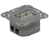 Secomp Value Cat6A/Cl.EA Flush WallMount Jack STP horizontalni beli | ePonuda.com