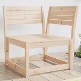 Maison Chic Kotni vrtni kavč - Zunanji kavč 73x73x78 cm trdna borovina, (22041722) | Shoptok.si