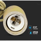  Napojni kabl 1xE27/60W/230V beton/žuta | Eponuda.com