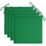 5-dijelni sklopivi vrtni blagovaonski set od bambusa Zelena 40 x 40 x 4 cm | Shoptok.si