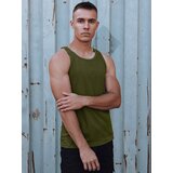 DStreet Men's tank top smooth green Cijene