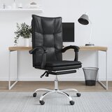 Maison Chic pisarniški stol - računalniški stol črno umetno usnje, (21784232) | Shoptok.si