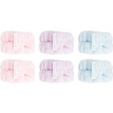 Brushworks Pastel Microfibre Wrist Wash Bands zapestnice proti brizganju vode pri umivanju obraza 6 kos | Shoptok.si