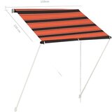  Tenda na uvlačenje 150 x 150 cm narančasto-smeđa | shoptok.hr