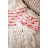 Kesi Women's set with scarf Anika K304 ecru + raspberry | shoptok.hr