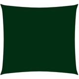 vidaXL Senčno jadro oksford blago kvadratno 4,5x4,5 m temno zeleno Cene