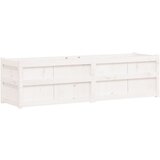 Maison Chic Vrtno cvetlično korito - Cvetlični Lonec belo 180x50x50 cm trdna borovina, (21790342) Cene