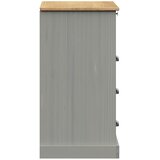  Ladičar VIGO sivi 80 x 40 x 76 cm od masivne borovine | shoptok.hr