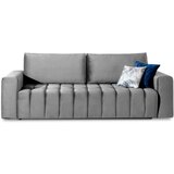 ELTAP Svijetlo siva baršunasti sklopiva/s prostorom za odlaganje sofa 247 cm Lazaro – | shoptok.hr